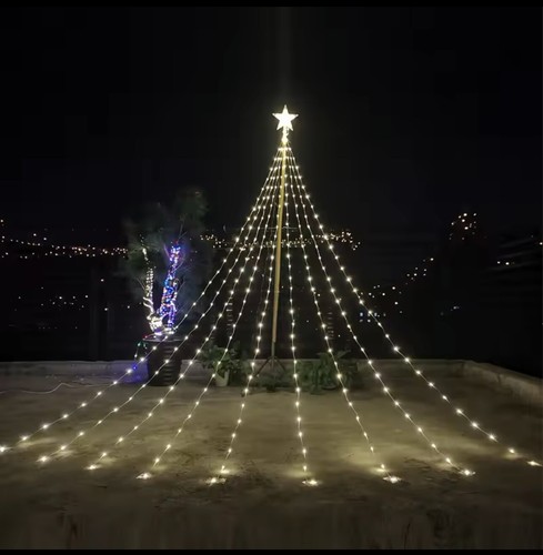 Christmas led star string - christmas,