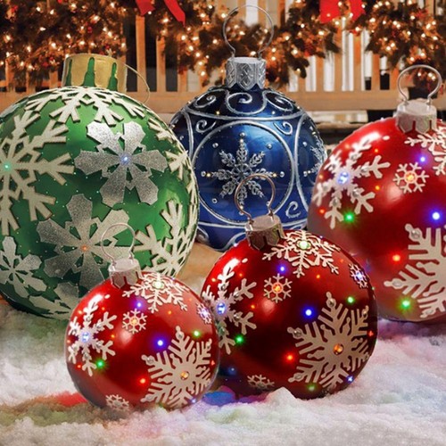 60cm inflatable christmas ball - christmas,