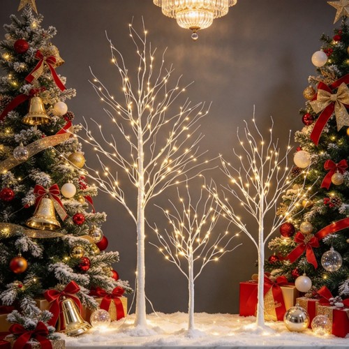 Christmas birch twig tree led - birch,