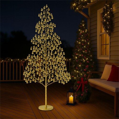 Gold bauble led - 1.8m,