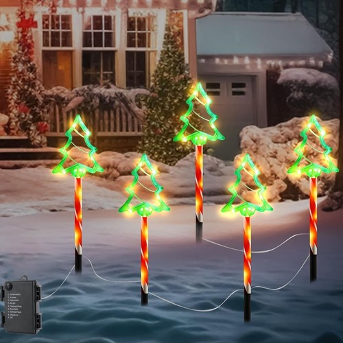 Christmas tree led stake - tree,
