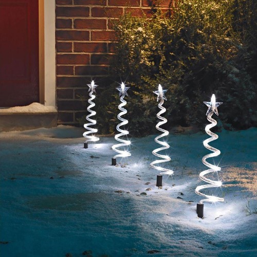 Set white spiral - set, 4