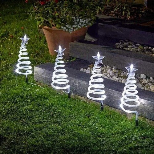 Christmas tree stake lights - tree,