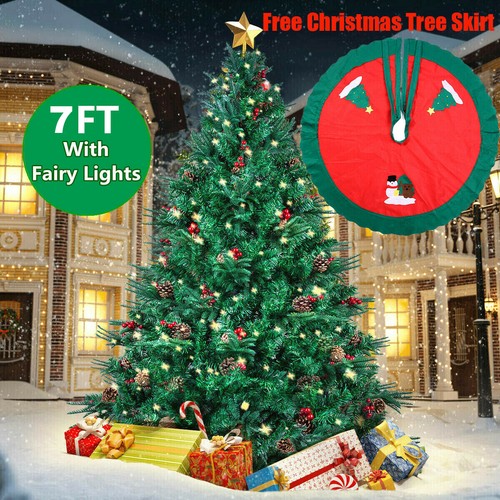 7ft christmas tree green bushy - 7ft,