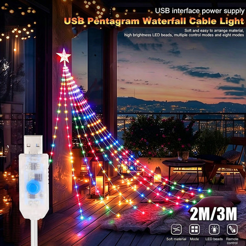 Christmas led star string - christmas,