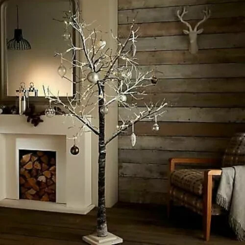 Christmas 5ft twig - 5ft, snow