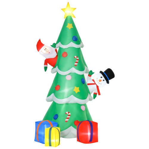 7ft christmas inflatable tree - christmas,