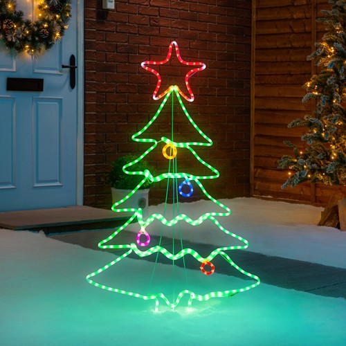 Led christmas tree - christmas, light