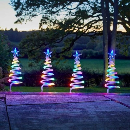 Christmas garden stake lights - christmas,