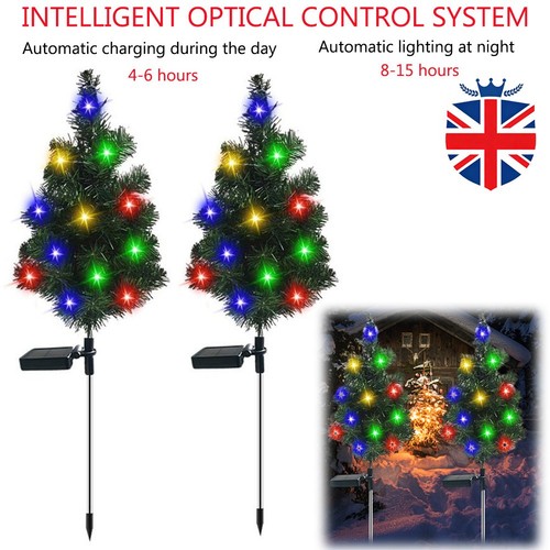 Solar christmas tree - christmas,
