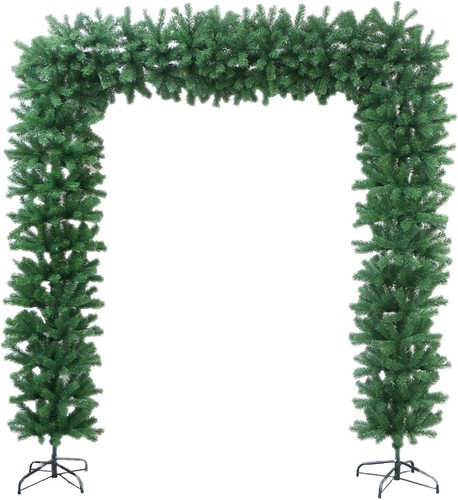 Christmas tree arch door - christmas,
