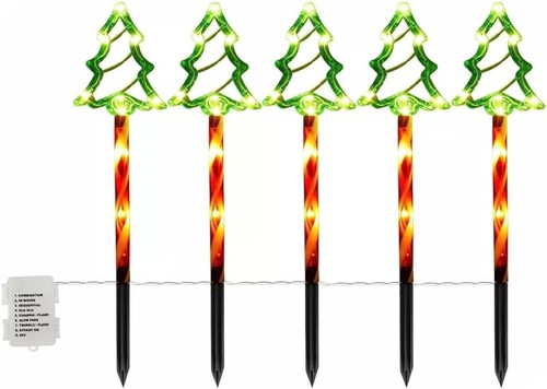5pcs tree lights large led - large,