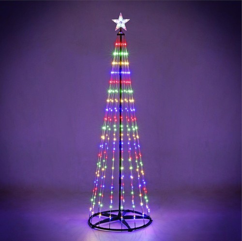 Multi color cone tree - 7,