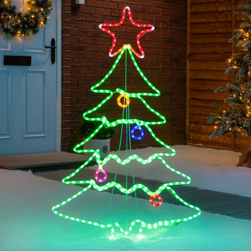 Led christmas tree rope light - led,